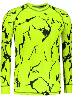 Pánské funkční termo triko s dlouhým rukávem premium ALTISPORT VOJ/ALM052TER01 NEON GREEN