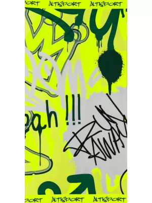 Nákrčník premium ALTISPORT VOJ/ALU054NAK01 FLUO ZELENÁ