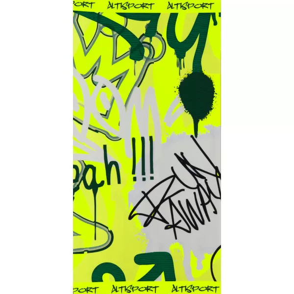  Nákrčník premium ALTISPORT VOJ/ALU054NAK01 FLUO ZELENÁ 