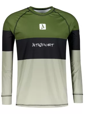Pánské funkční termo triko s dlouhým rukávem premium ALTISPORT VOJ/ALM051TER01 KHAKI