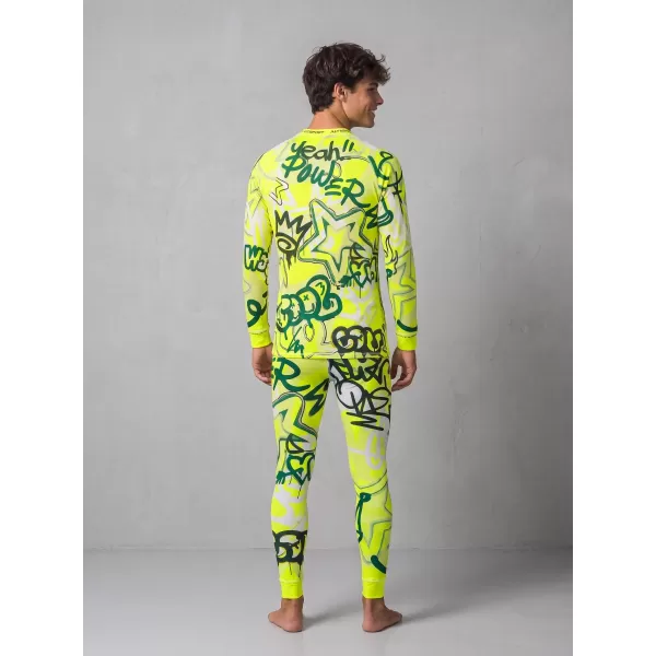  Pánské funkční termo kalhoty premium ALTISPORT VOJ/ALM054TER02 FLUO ZELENÁ 