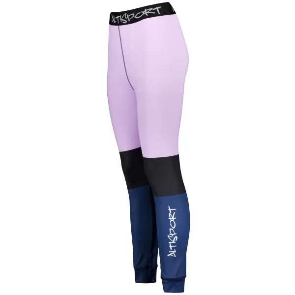  Dámské funkční termo kalhoty premium ALTISPORT VOJ/ALW051TER02 VIOLET/MODRÁ 