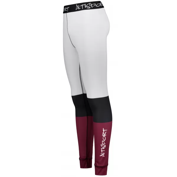  Pánské funkční termo kalhoty premium ALTISPORT VOJ/ALM051TER02 VÍNOVÁ 