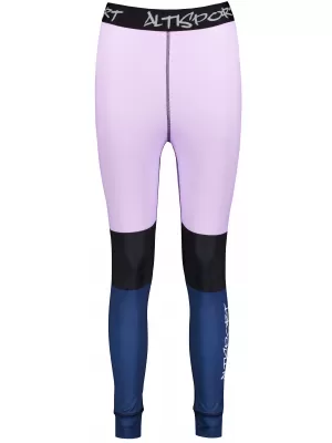 Dámské funkční termo kalhoty premium ALTISPORT VOJ/ALW051TER02 VIOLET/MODRÁ
