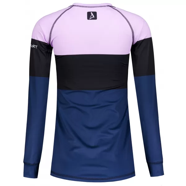  Dámské funkční termo triko s dlouhým rukávem premium ALTISPORT VOJ/ALW051TER01 VIOLET/MODRÁ 