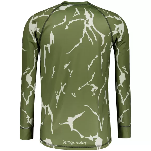  Pánské funkční termo triko s dlouhým rukávem premium ALTISPORT VOJ/ALM052TER01 KHAKI 