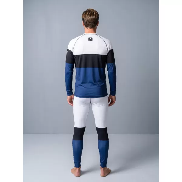  Pánské funkční termo triko s dlouhým rukávem premium ALTISPORT VOJ/ALM051TER01 BÍLOMODRÁ 
