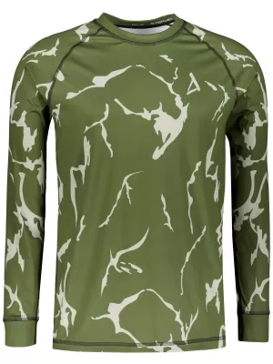 Pánské funkční termo triko s dlouhým rukávem premium ALTISPORT VOJ/ALM052TER01 KHAKI