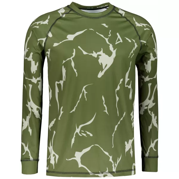  Pánské funkční termo triko s dlouhým rukávem premium ALTISPORT VOJ/ALM052TER01 KHAKI 