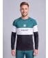 Pánské funkční termo triko s dlouhým rukávem premium ALTISPORT VOJ/ALM051TER01 PETROLEJOVÁ/ČERNÁ