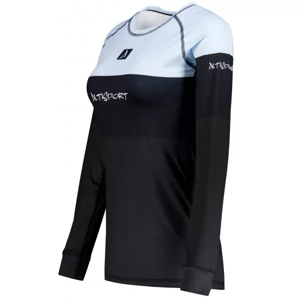  Dámské funkční termo triko s dlouhým rukávem premium ALTISPORT VOJ/ALW051TER01 NEBESKY MODRÁ 