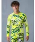 Pánské funkční termo triko s dlouhým rukávem premium ALTISPORT VOJ/ALM054TER01 FLUO ZELENÁ