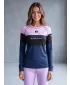 Dámské funkční termo triko s dlouhým rukávem premium ALTISPORT VOJ/ALW051TER01 VIOLET/MODRÁ