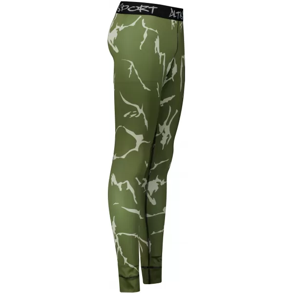 Pánské funkční termo kalhoty premium ALTISPORT VOJ/ALM052TER02 KHAKI 