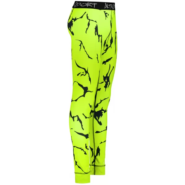  Pánské funkční termo kalhoty premium ALTISPORT VOJ/ALM052TER02 NEON GREEN 