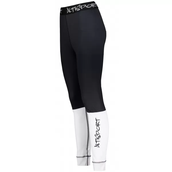  Dámské funkční termo kalhoty premium ALTISPORT VOJ/ALW051TER02 ČERNOBÍLÁ 