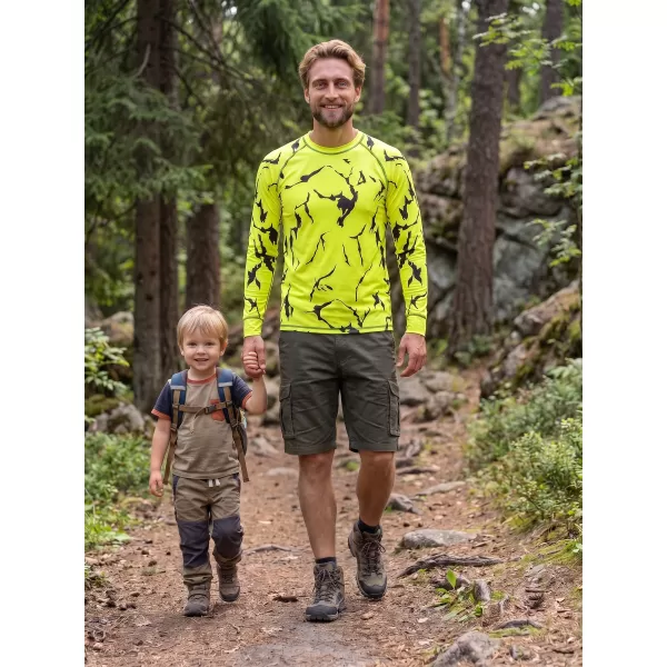  Pánské funkční termo triko s dlouhým rukávem premium ALTISPORT VOJ/ALM052TER01 NEON GREEN 