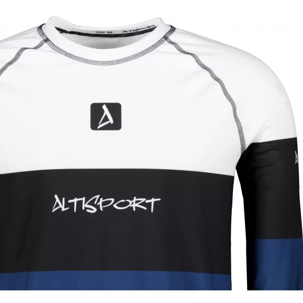  Pánské funkční termo triko s dlouhým rukávem premium ALTISPORT VOJ/ALM051TER01 BÍLOMODRÁ 