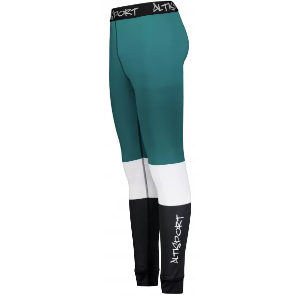  Pánské funkční termo kalhoty premium ALTISPORT VOJ/ALM051TER02 PETROLEJOVÁ/ČERNÁ 