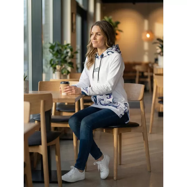  Dámská funkční mikina premium ALTISPORT VOJ/ALW065MI03 BÍLÁ/FIALOVÁ 