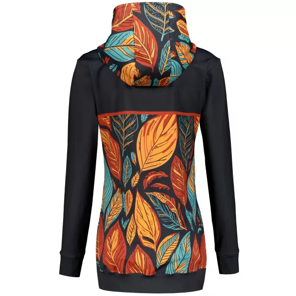  Dámská mikina na zip premium ALTISPORT VOJ/ALW061MI02 ORANŽOVÁ/MODRÁ 