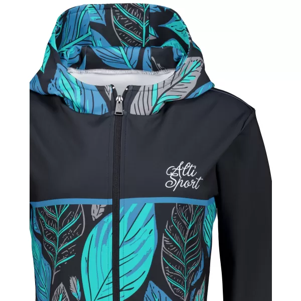  Dámská mikina na zip premium ALTISPORT VOJ/ALW061MI02 MODRÁ 