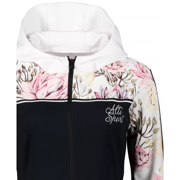  Dámská mikina na zip premium ALTISPORT VOJ/ALW008MI02 ČERNÁ 