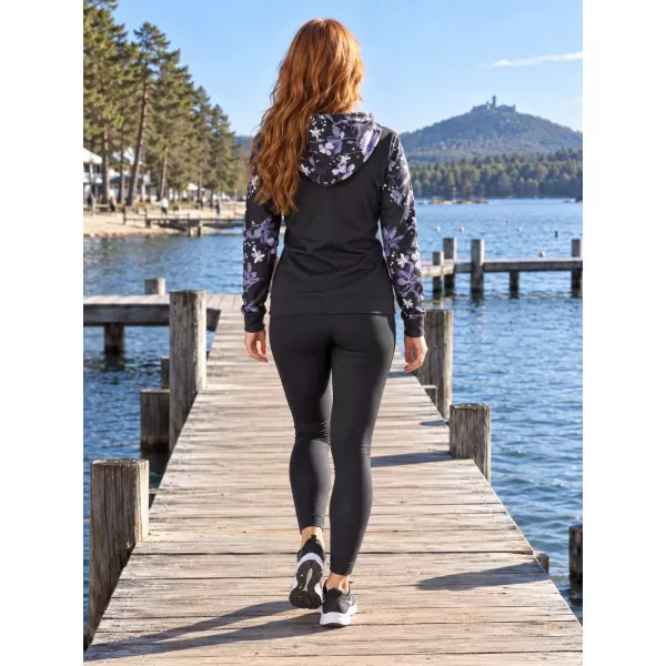  Dámská mikina na zip premium ALTISPORT VOJ/ALW063MI02 ČERNÁ 