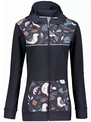Dámská mikina na zip premium ALTISPORT VOJ/ALW062MI02 ČERNÁ