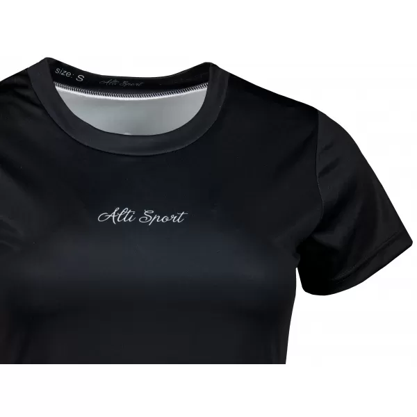  Dámské funkční triko premium ALTISPORT VOJ/ALW075TR01 ČERNÁ 