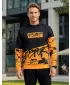 Pánská mikina premium ALTISPORT VOJ/ALM068MI01 ČERNOŽLUTÁ