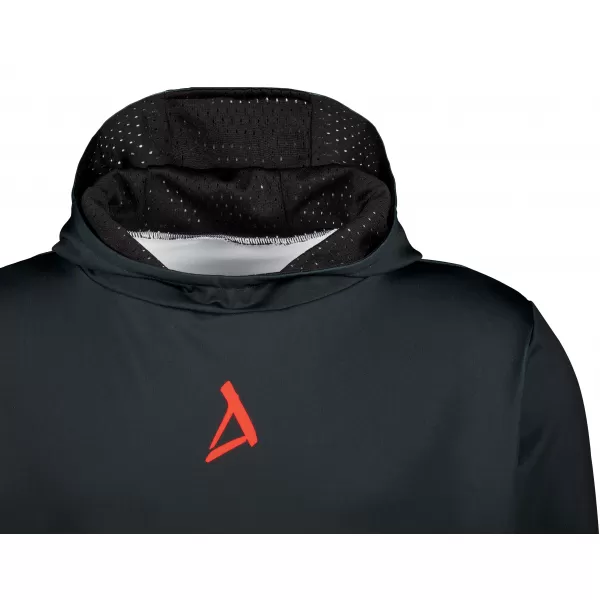  Pánská mikina premium ALTISPORT VOJ/ALM069MI01 ČERNOČERVENÁ 