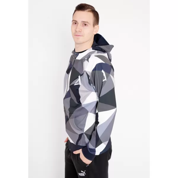  Pánská mikina na zip premium ALTISPORT VOJ/ALM007MI02 ŠEDÁ 