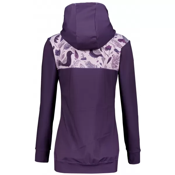  Dámská mikina na zip premium ALTISPORT VOJ/ALW062MI02 FIALOVÁ 