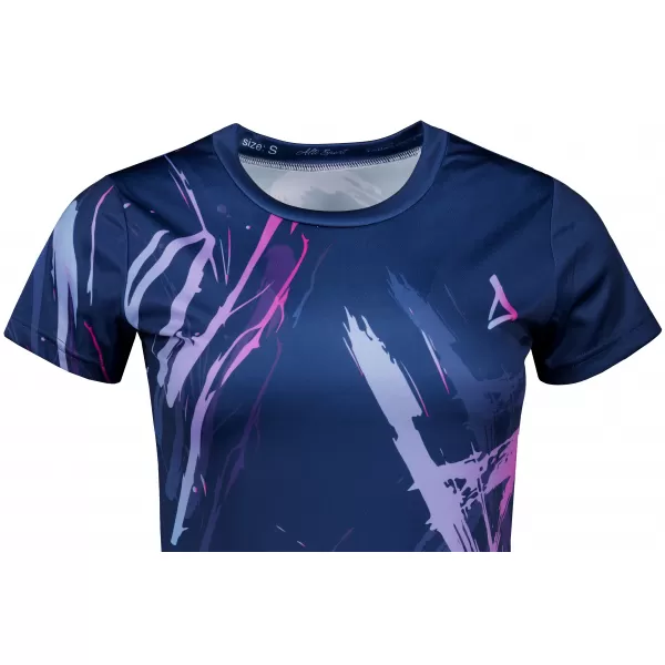  Dámské funkční triko premium ALTISPORT VOJ/ALW074TR01 MODRÁ-FIALOVÁ 