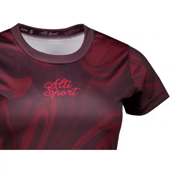  Dámské funkční triko premium ALTISPORT VOJ/ALW072TR01 WINE RED 