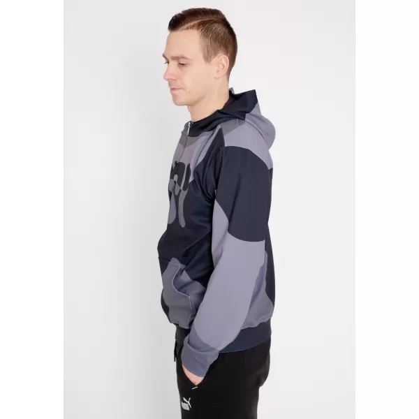  Pánská mikina na zip premium ALTISPORT VOJ/ALM056MI02 ČERNÁ 
