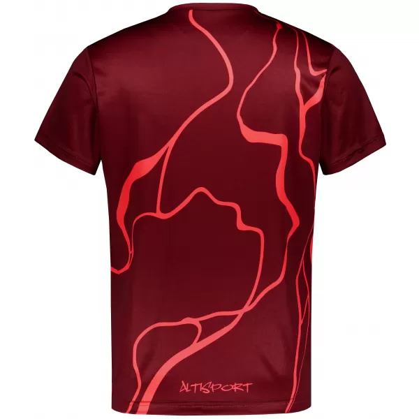  Pánské funkční triko premium ALTISPORT VOJ/ALM073TR01 WINE RED 