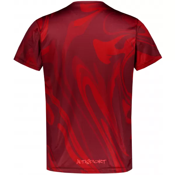  Pánské funkční triko premium ALTISPORT VOJ/ALM072TR01 WINE RED 