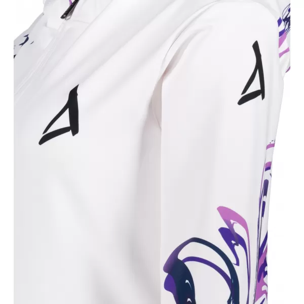  Dámská mikina na zip premium ALTISPORT VOJ/ALW064MI02 BÍLOFIALOVÁ 