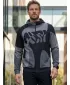 Pánská mikina na zip premium ALTISPORT VOJ/ALM056MI02 ČERNÁ