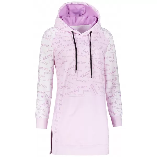  Dámská funkční mikina premium ALTISPORT VOJ/ALW067MI03 BABY PINK 