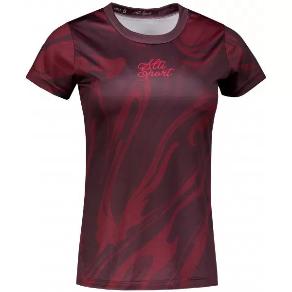  Dámské funkční triko premium ALTISPORT VOJ/ALW072TR01 WINE RED 