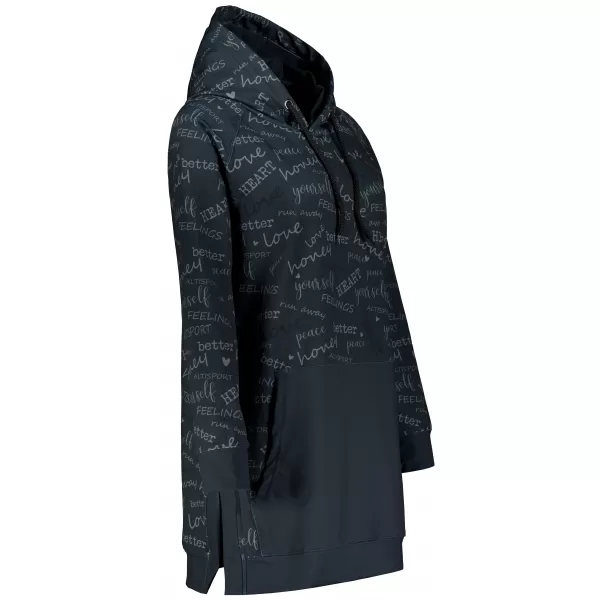  Dámská funkční mikina premium ALTISPORT VOJ/ALW067MI03 ČERNÁ 