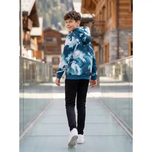  Dětská mikina premium ALTISPORT VOJ/ALK066MI01 ZELENÁ/MODRÁ 