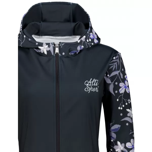  Dámská mikina na zip premium ALTISPORT VOJ/ALW063MI02 ČERNÁ 