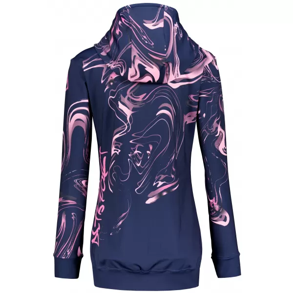  Dámská mikina na zip premium ALTISPORT VOJ/ALW064MI02 MODRORŮŽOVÁ 