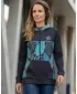 Dámská mikina na zip premium ALTISPORT VOJ/ALW061MI02 MODRÁ