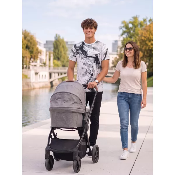  Pánské funkční triko premium ALTISPORT VOJ/ALM071TR01 BÍLOČERNÁ 