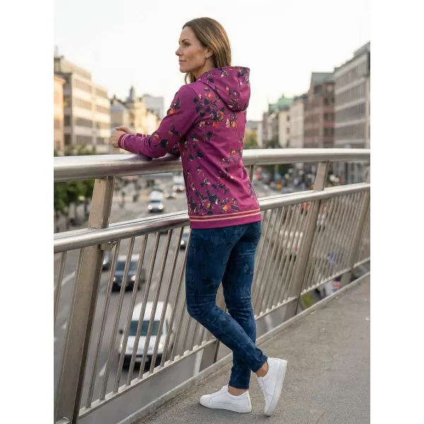  Dámská mikina na zip premium ALTISPORT VOJ/ALW024MI02 FIALOVÁ 